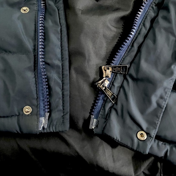 Moncler Riviere Giubotto Down Parka Jacket Navy Vintage Winter Puffer - Picture 13 of 17